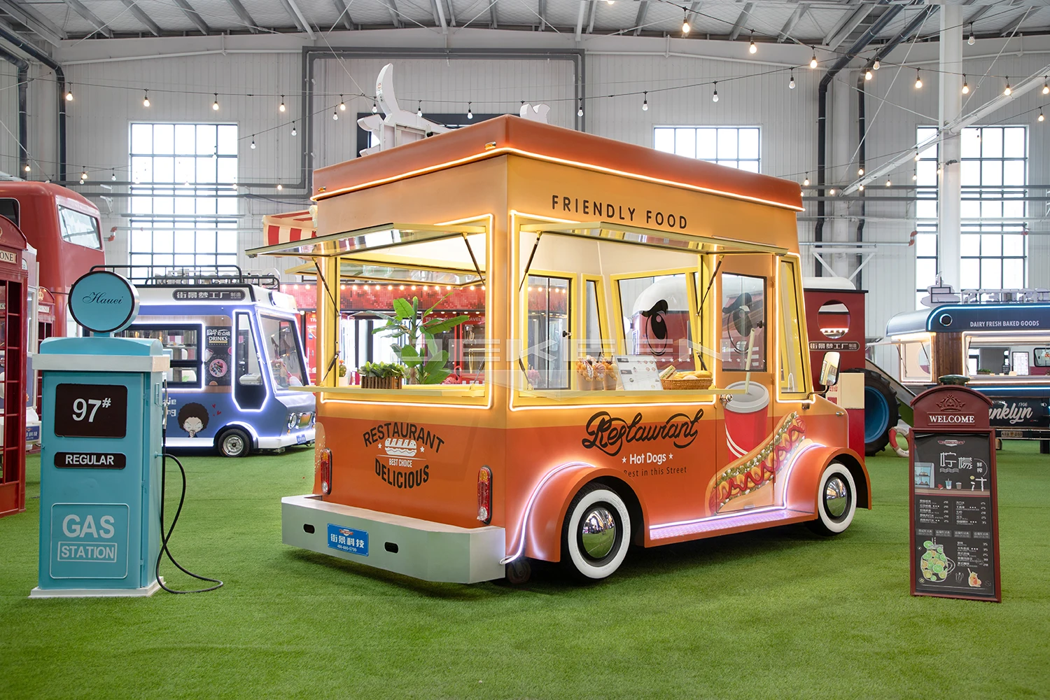 Jekeen Mobile Electric Car New Buy A Ice Cream Fast Small Mini Outdoor Food Truck Pizza For Sale