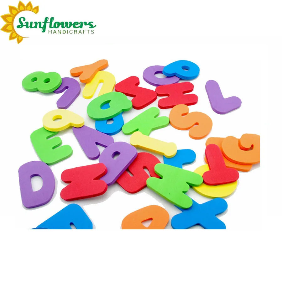 ABC large Alphabet EVA Foam Shapes for Kids, Arts & Crafts, Language, Learning and Teachers