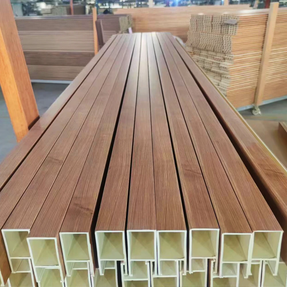 FOJU Modern Hollow Square Tube PVC Ceiling WPC Eco-friendly pop ceiling Design