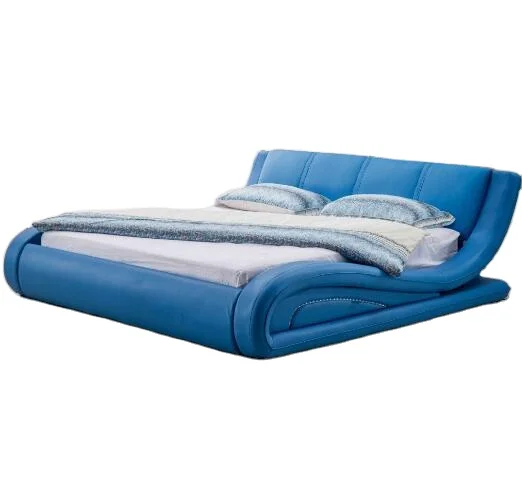 Bedroom furniture Modern Style Bed Soft Leather Beds for Home Furniture New Design 2021