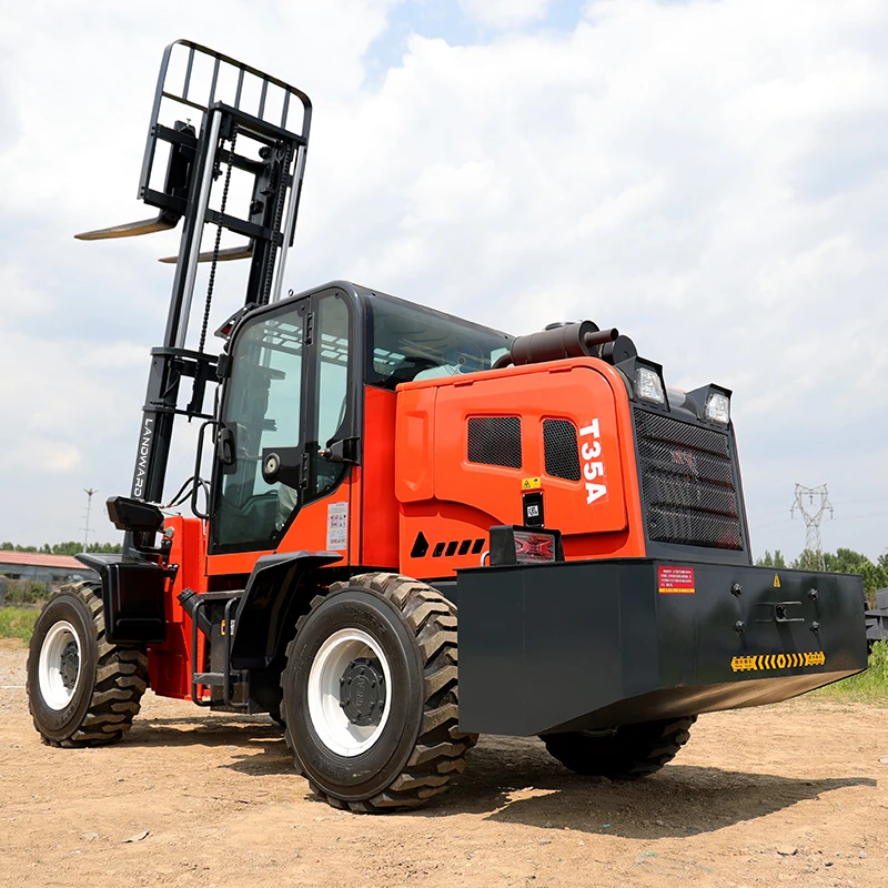 Factory Direct Sale 1 Ton 2 Ton 4 Ton All Terrain Off-Road Forklift Cheap Price For Sale