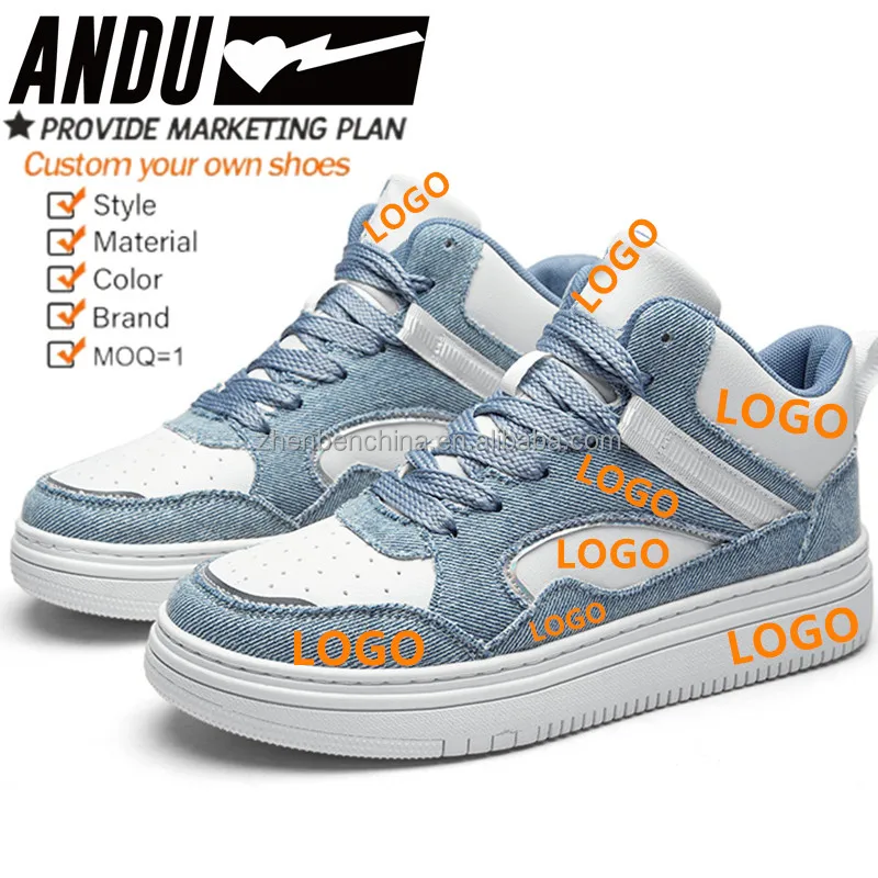 Original Casual Tennis Shoes High Top Sneakers For Men Basketball Style Shoes Men Casual Walking Sneakers Unisex Custom