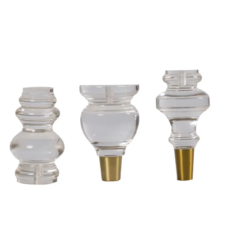 Прозрачные твердые акриловые сверхпрочные светящиеся ножки, сменные простые акриловые ножки стола для мебели