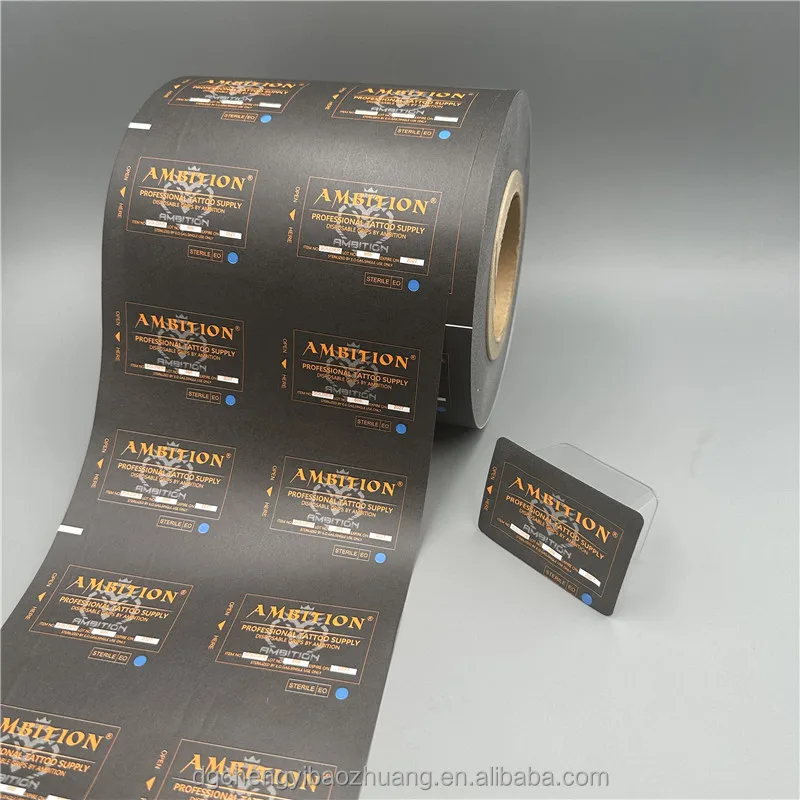 Free Plastic Paper Sealing Cup Film Roll Tea Cup Sealer Film For PP PET Paper Cup Heat Easy Peel Seal Sealing Film