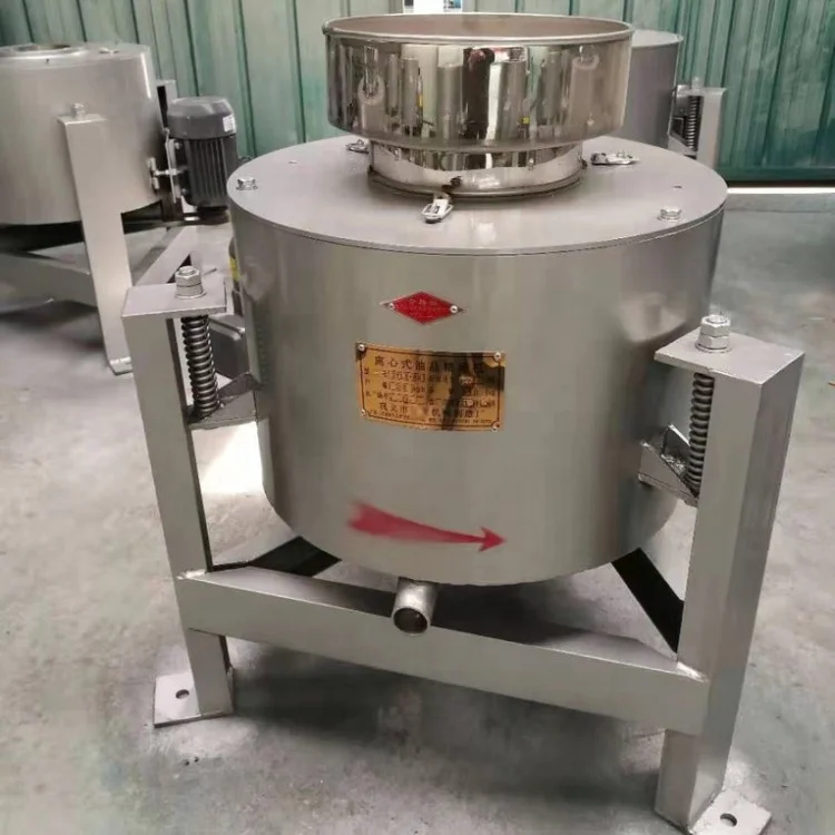 Full automatic Centrifuge oil separator filter for waste oil Peanut Edible Oil Centrifuge Filter Centrifugal Cooking Filter