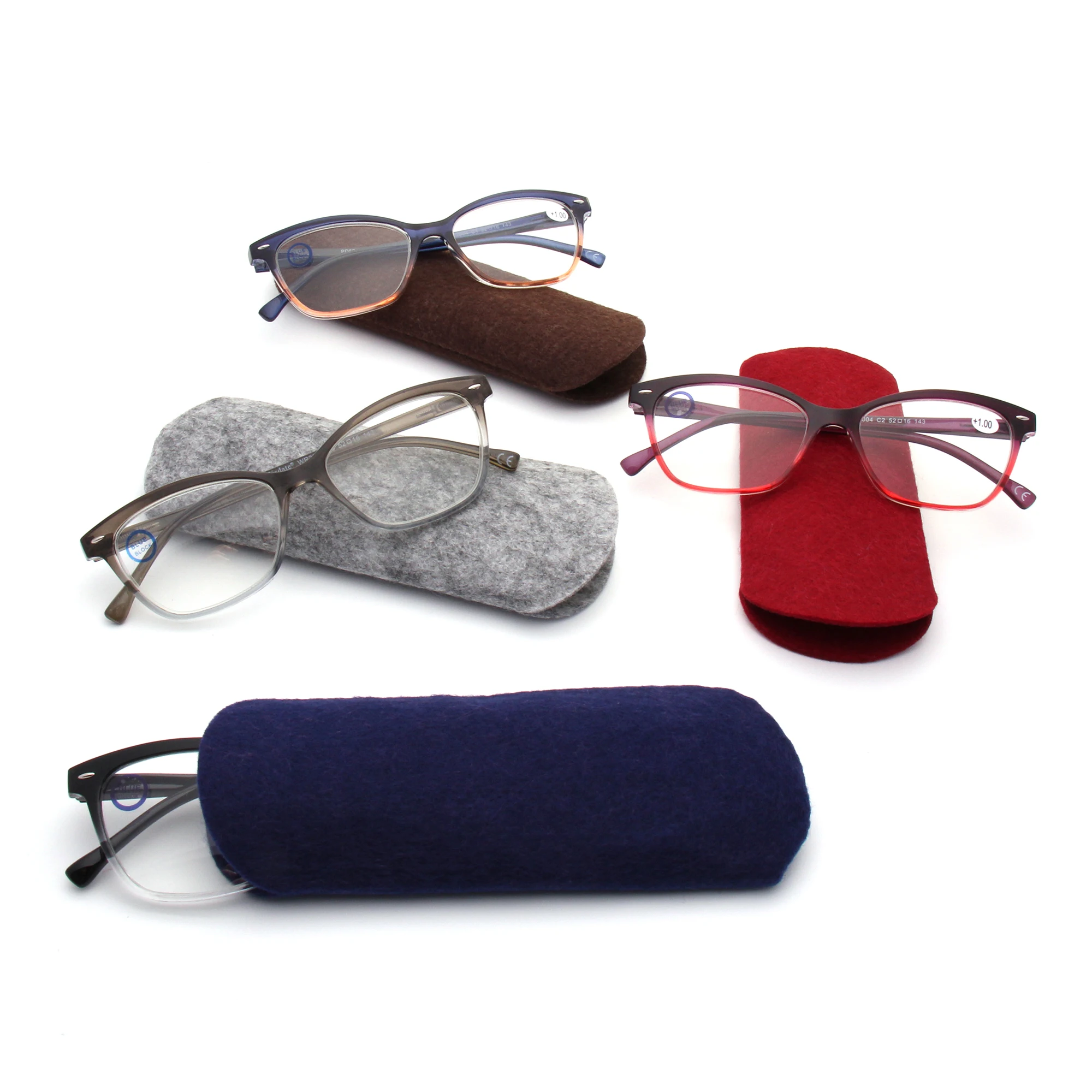 EUGENIA 2022 Fashion PC Frame AC Lens Women Reading Glasses Wholesale Custom Logo Unisex Reading Glasses