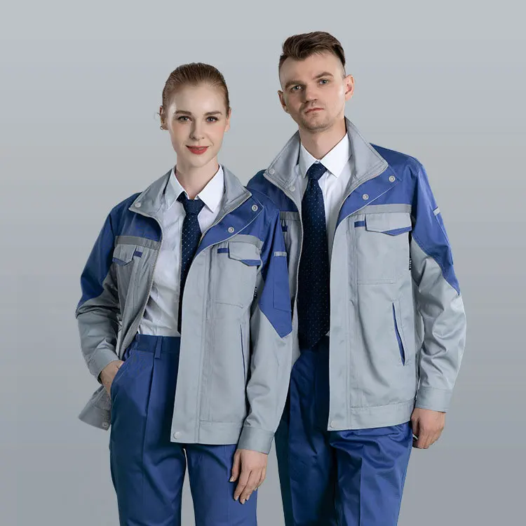 Men Women Work Clothing Jacket and Pants Workwear Sets Reflective strip Long Sleeve Workers Labor Uniforms Overalls
