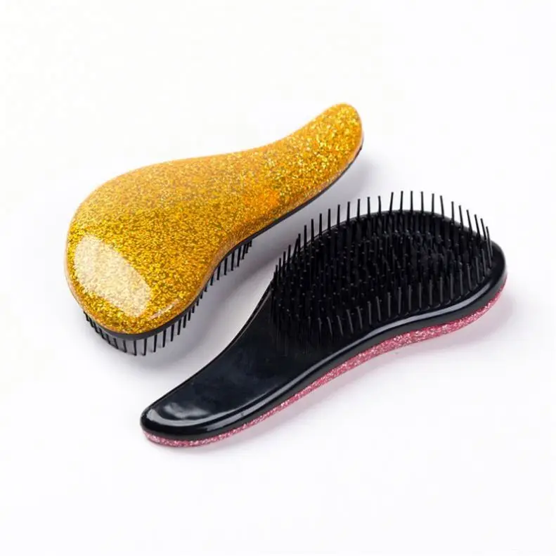 Handle Comb Anti-static Massage Hair Brush Tangle Detangle Shower Massage Hairbrush Comb Salon Hair Styling Tool L0261
