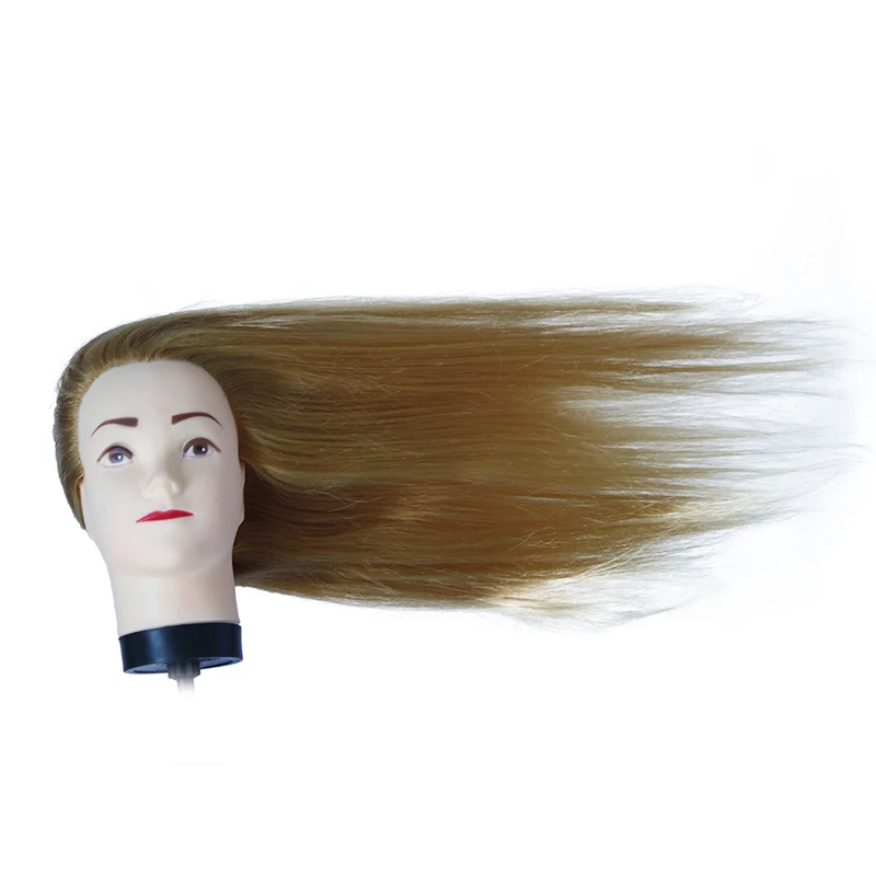 Black hairdressing training head barber training head American African hair training mannequin doll head