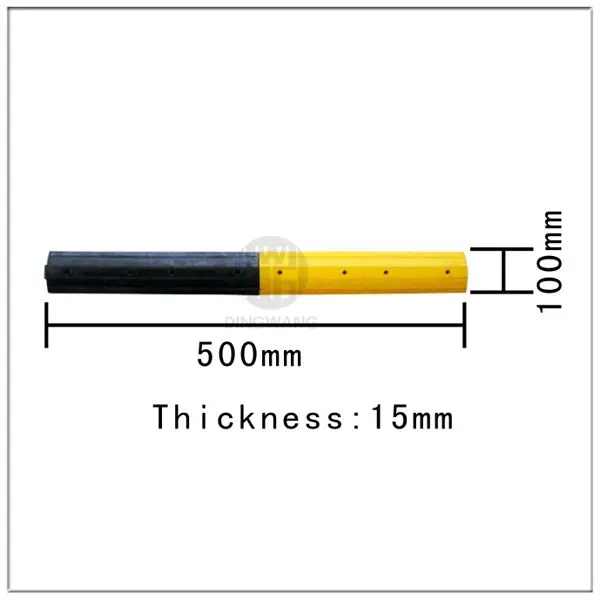 Rubber speed breaker one meter heavy duty Mini speed humps