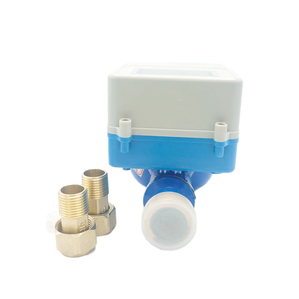 Brass GPRS smart water meter for flowing water meter using