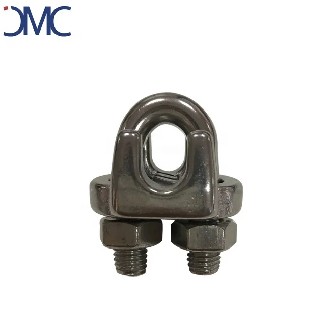 2MM Stainless Steel 304 And 316 Rigging Hardware Wire Rope Fittings Wire Rope Clips/Clamps Thimbles Ferrules