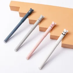 Wholesale Erasable Gel Pen School Office Stationery Cute Panda Pig Erasable Pen Custom Plastic Ink Refillable Erasable Pens