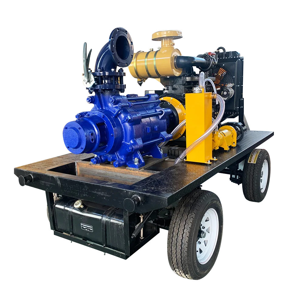 Stainless steel impeller corrosion-resistant cast iron high-pressure diesel engine water pump