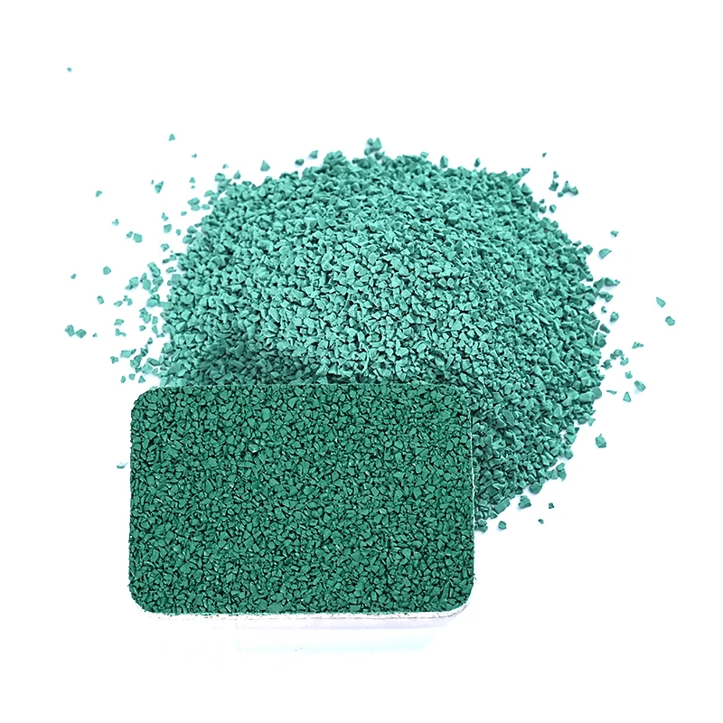 Eco-Friendly Colorful EPDM Rubber Granules For Sport Synthetic Surfaces