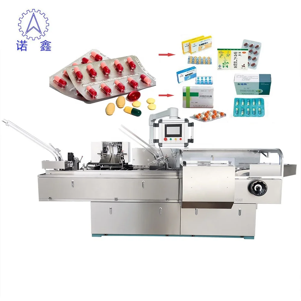Hot Sale ZH120 Pharmaceutical Medicine Bottle Automatic Carton Box Packing Machine Price