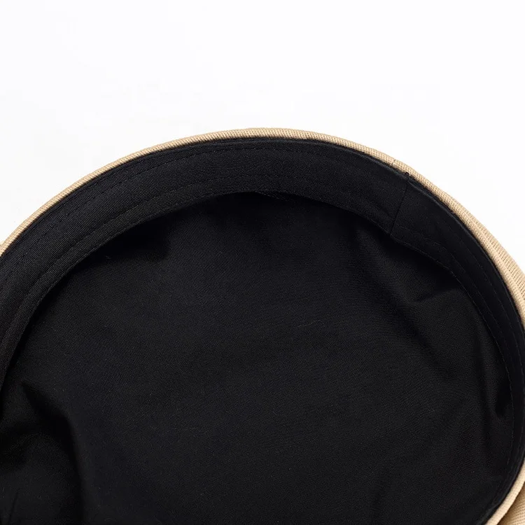 Fashion lady beret sheer militaire shining us army black cotton beret hat men military beret