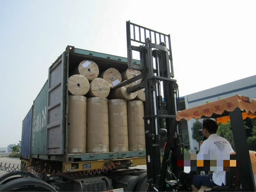 China wholesale clear opp gum tape bopp adhesive packing tape jumbo roll 38mic 40mic