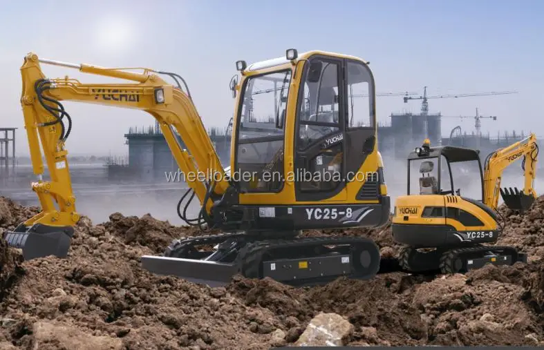 Exported Brand Yuchai YC25-8 3 Ton Mini Excavator for Sale