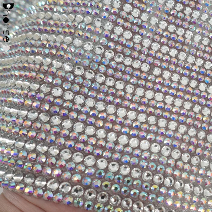High quality luxury diamante adhesive hotfix rhinestone sheet