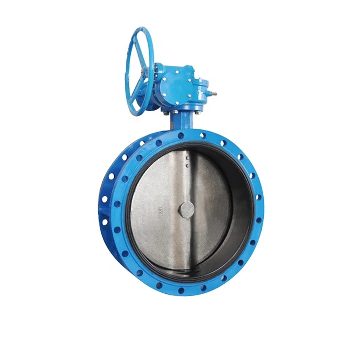 Ductile Iron Double Flange Concentric Resilient-Seated Butterfly Valve
