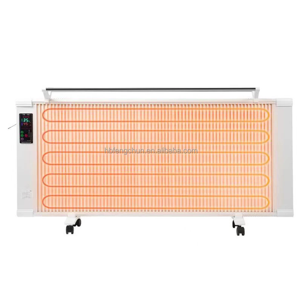 White Black Indoor Convector Heater Standing Convector Heater Convector Infrared Electric Panel Heater