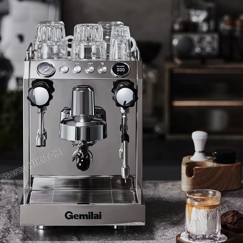 Commercial espresso coffee machine cappuccino coffee maker single Group imported water pump temperature control