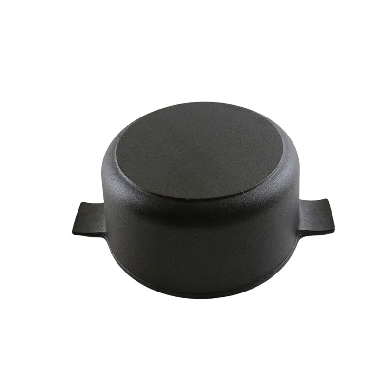 Wholesale multi cooker dutch oven frying basket 12qt preseasoned iron cast dutch oven with skillet lid