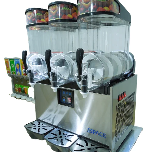 SPACE 110V Slushy Machine 45L Triple Bowl Margarita Frozen Drink machine