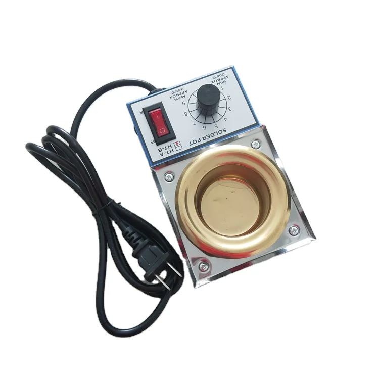 Hot Melt Glue Pot Adjustable Temperature High Temp Control for Fusion Hair Extension Repair Tools