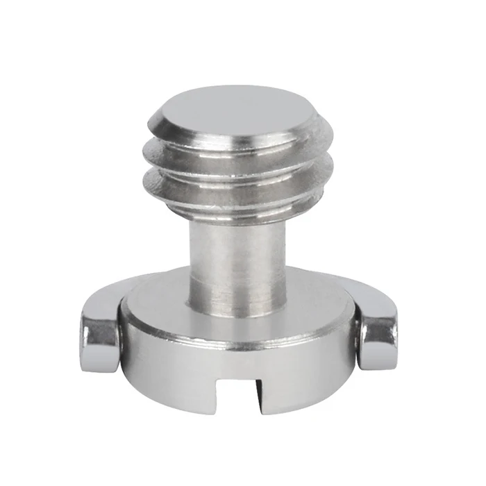 Customized stainless steel 1/4 D ring screw for camera tripod