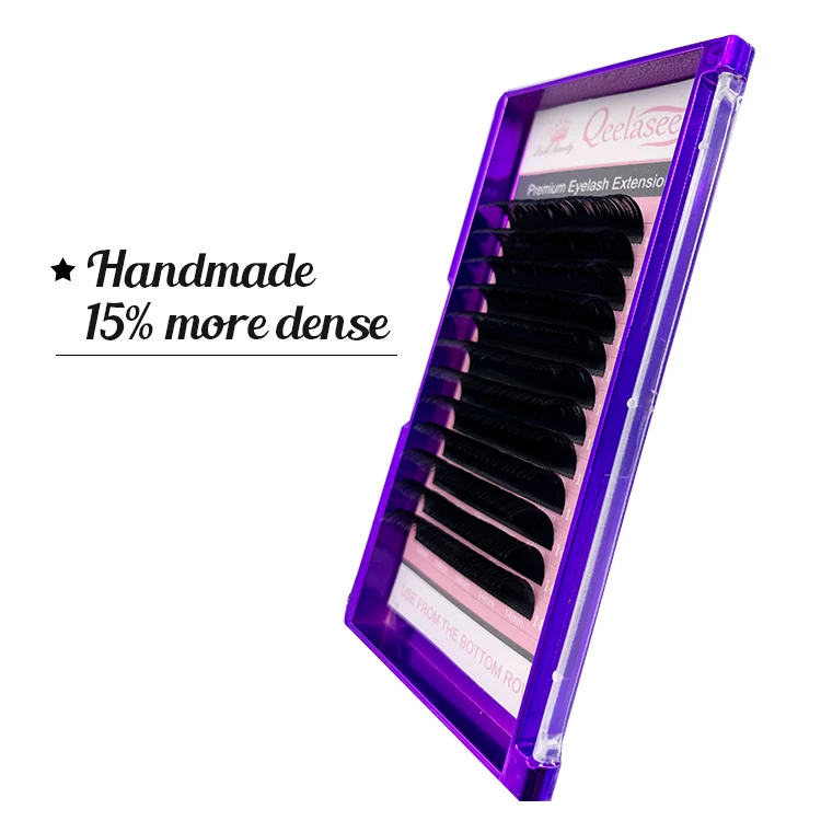 Индивидуальные удлинители, частный поставщик этикеток, русский объем, норковые матовые ресницы для наращивания