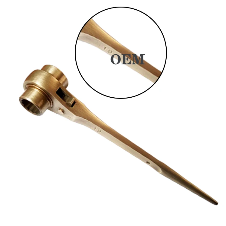 Hardware hand tools Anti magnetic tools Beryllium copper non sparking  construction wrench