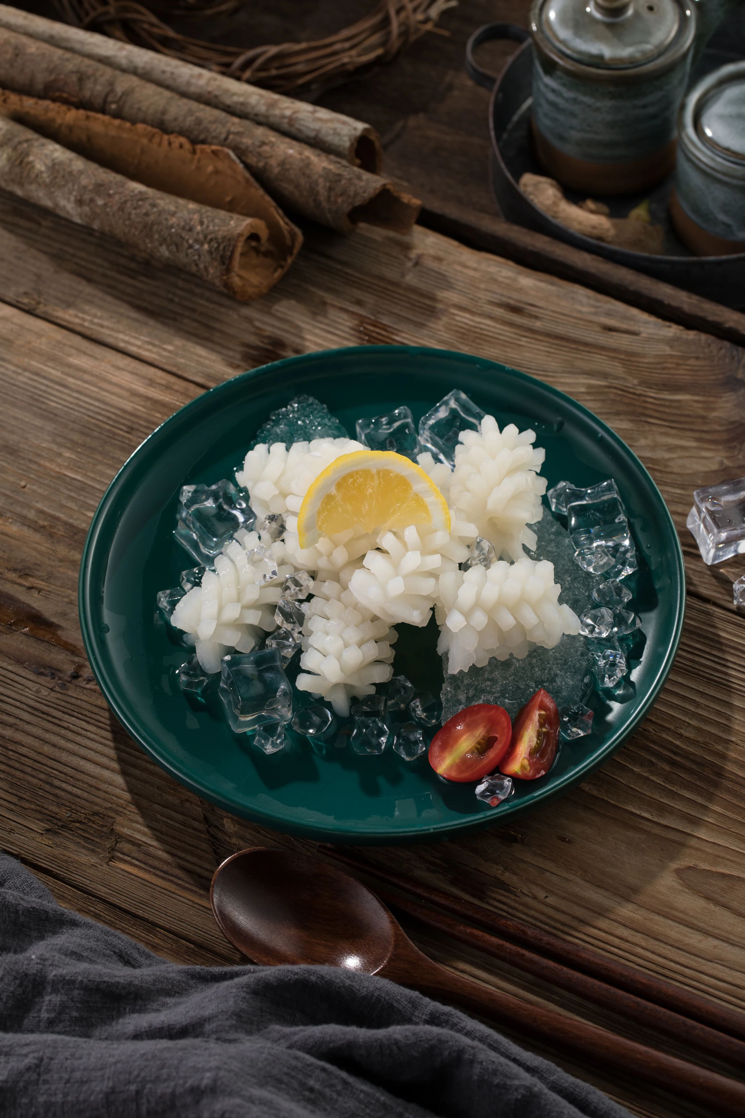 Замороженный цветок кальмара SANFENG морепродукты и свежий стиль