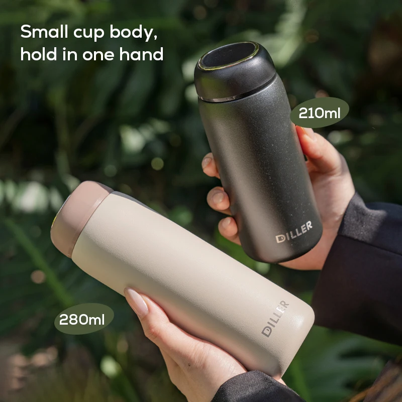 Mini Portable Vacuum Flasks Insulated Water Bottle Stainless Steel Tumbler With Custom Logo