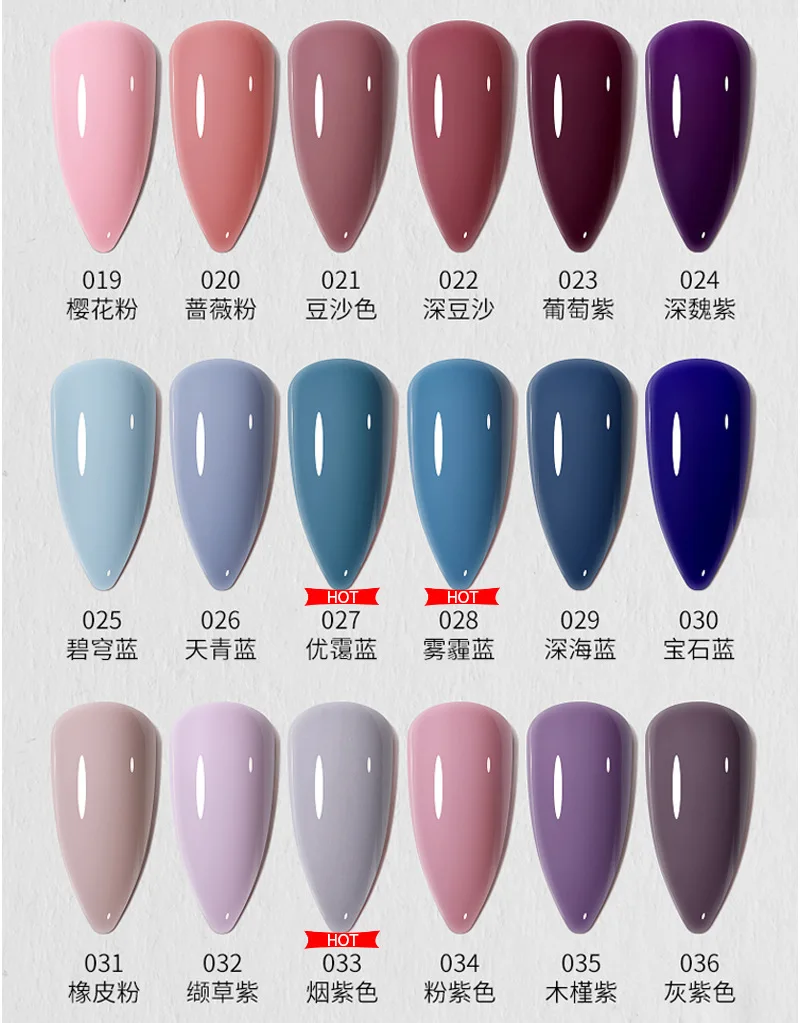 7.5ML  Customs Logo Wholesales no Wip Top Base Coat Uv Nail Gel Polish O.P Nail Polish