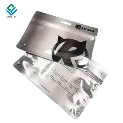 Luxury Custom Logo Cotton Socks Packing Bag Mobile Phone Case Mask Self-sealing Zipper Bags