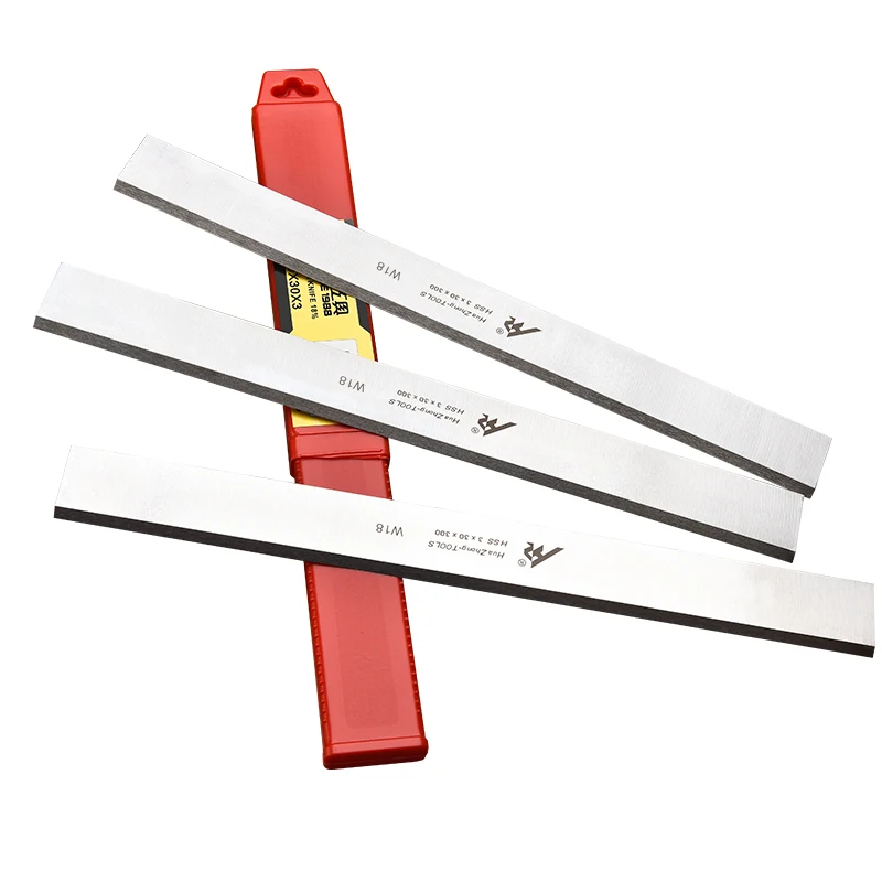 Factory supply  300 x 25 x 3mm Solid HSS-18%   Planer knives for hardwood planer blade