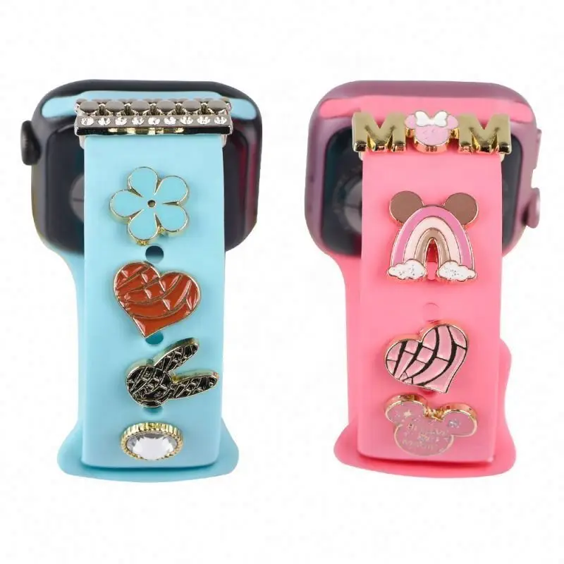 Watch Decoration Charms For i Watch Band Bracelet Metal Leg Decorative Nails For Iwatch Sport Strap Ornament Accessories