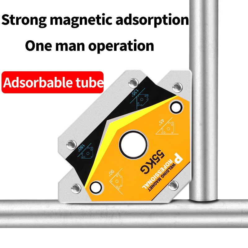 Welding artifact strong magnetic right-angle triangular magnetic welder fixer