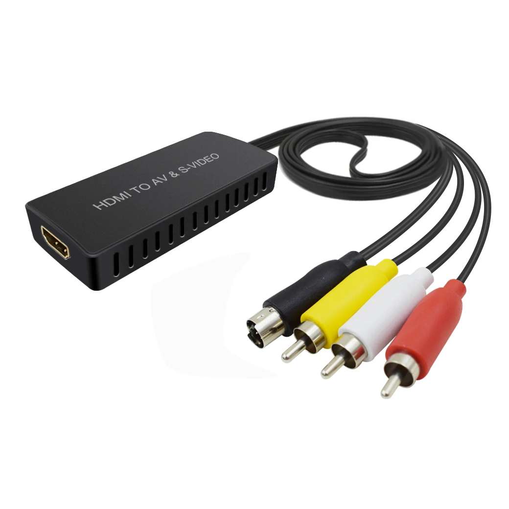 HDMI to AV Composite S-Video and audio Converter Adapter Cable