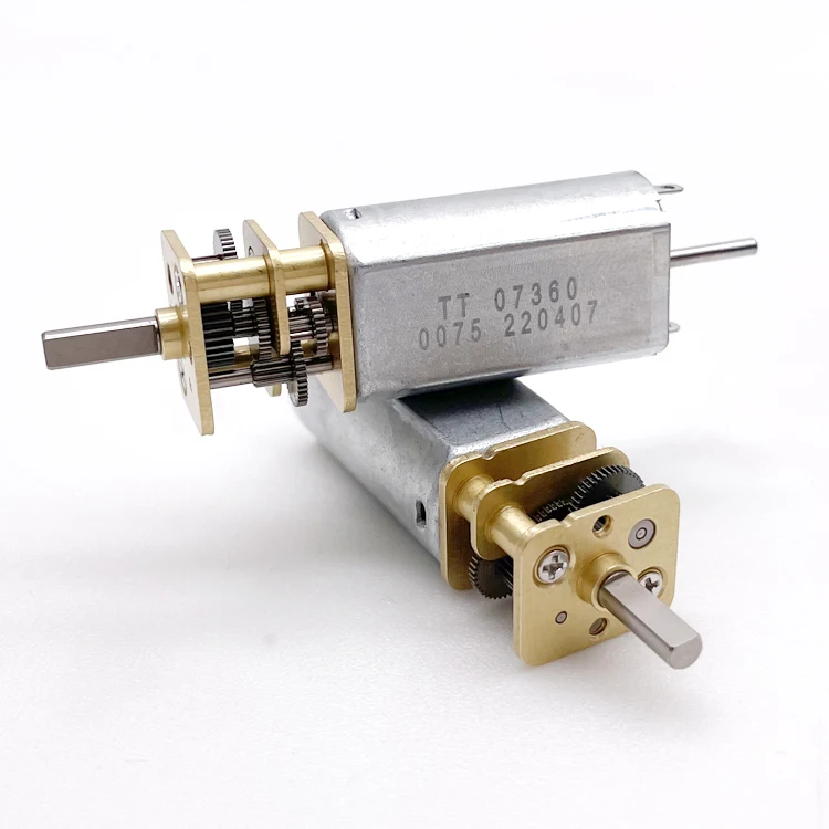 Factory Direct Hot Selling 14mm DC Gear Motor Micro gearbox 6V 12V 30rpm 100rpm Micro Brush Gear Motor