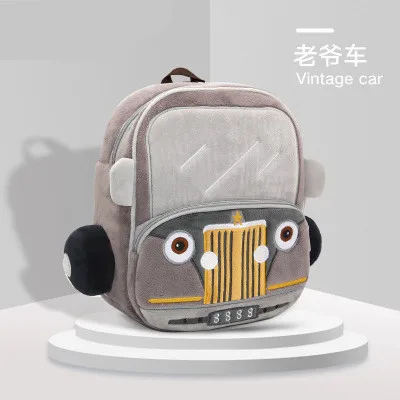 fashionable patterns kids school bags 3d plush trendy backpack wholesale satchel