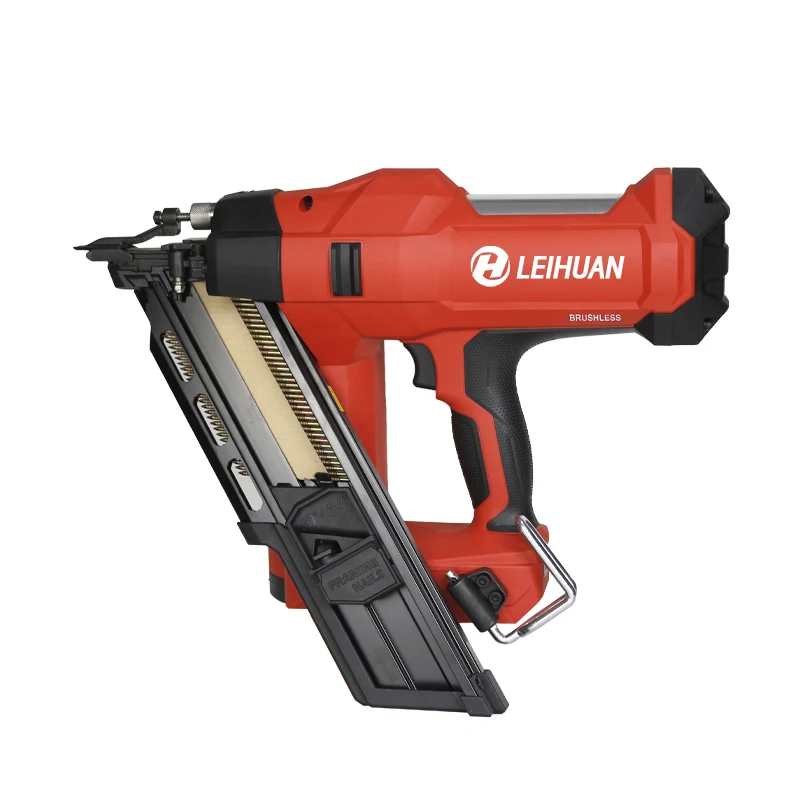LEIHUAN  DCFN3490 pure electric lithium battery steel nail gun is suitable for wooden boards