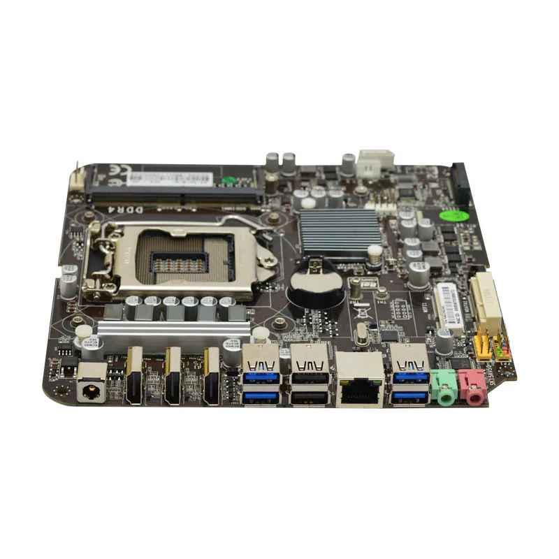 x86 H170 computer oem all in one pc motherboard Support 3 extended display