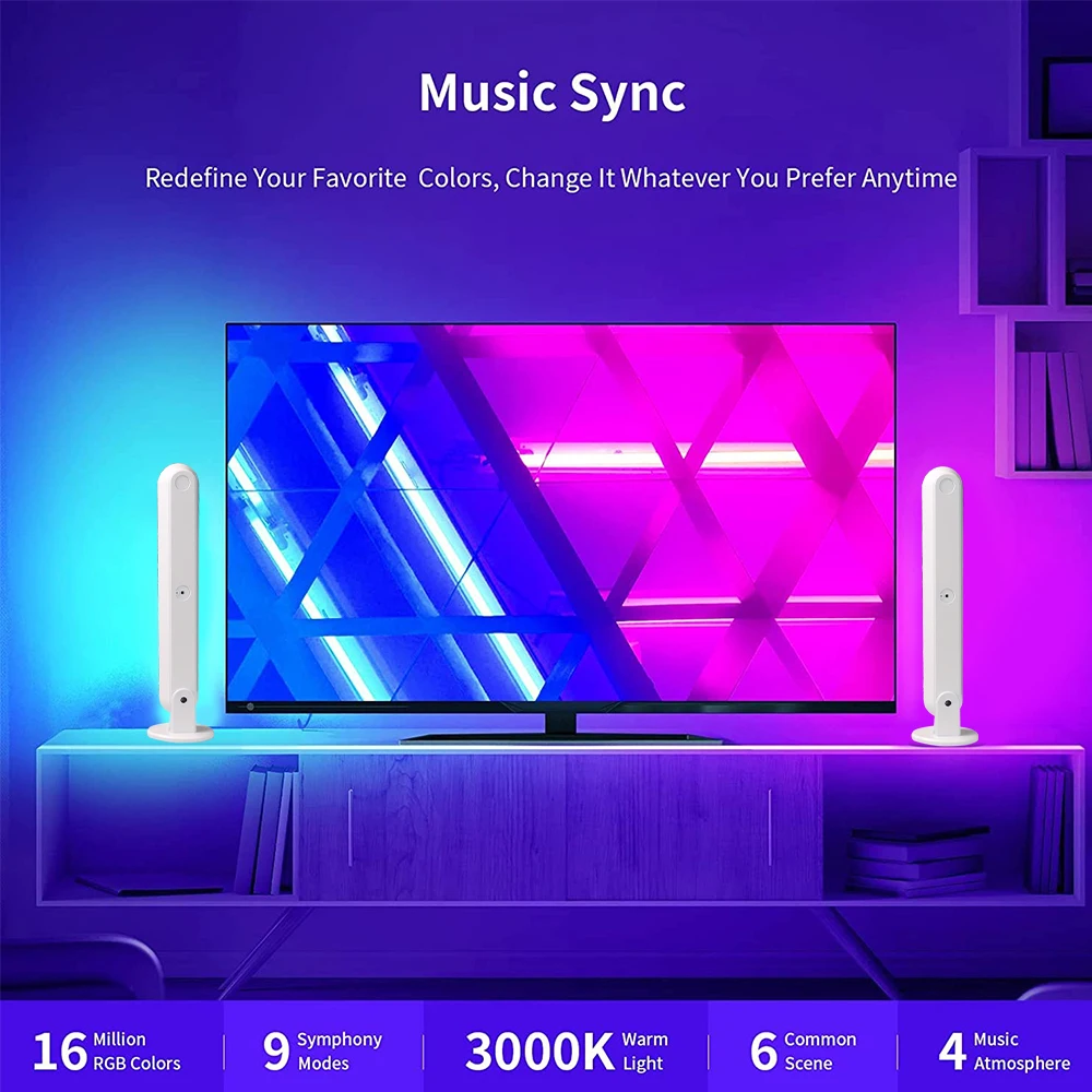 New Product IP20 Party Computer Game Room USB Outlet Smart Modern LED RGB Table Lamp