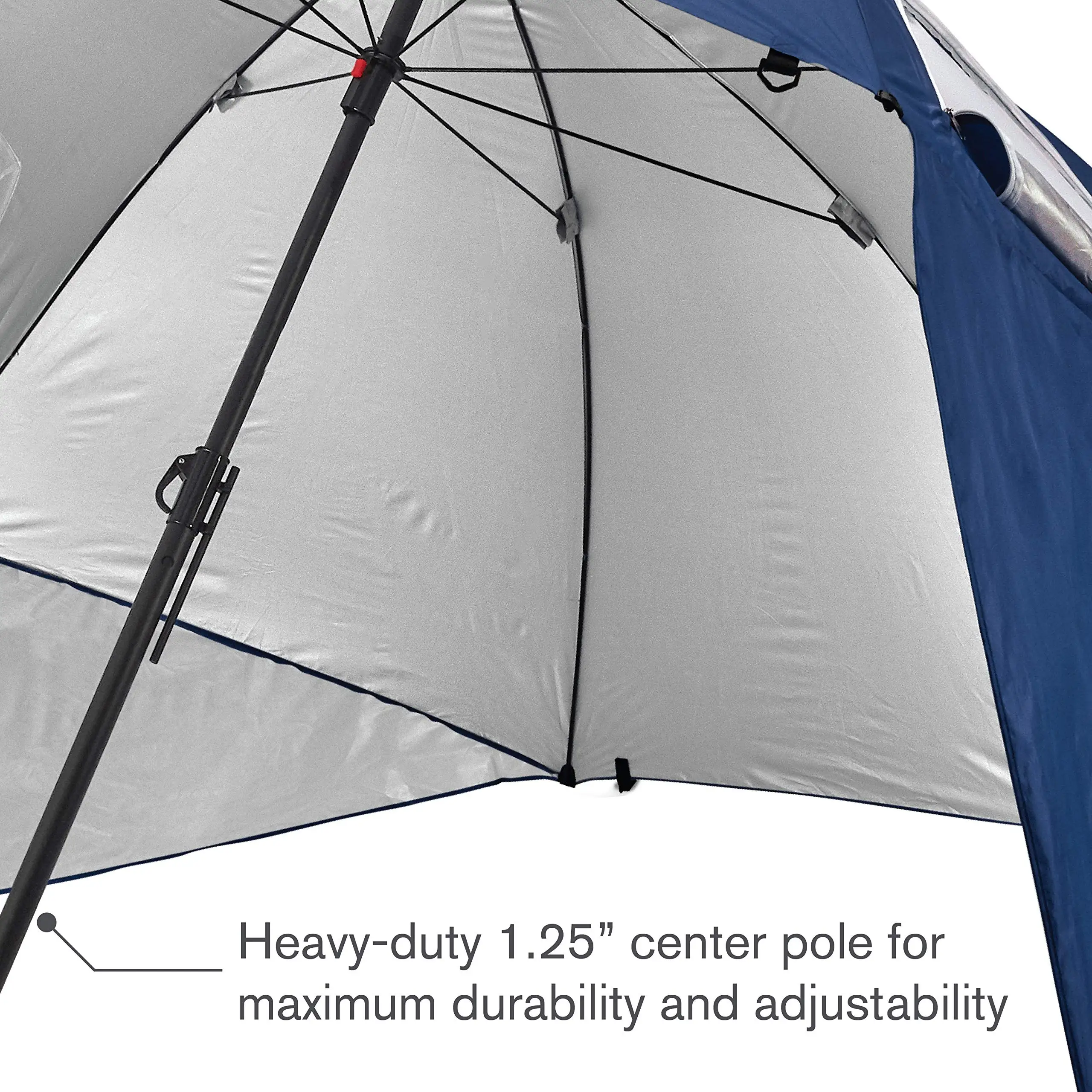 Popular Outdoor Camping Accessories Portable Uv Protection Beach Tent Umbrella Customizable Logo Beach Umbrella Outdoor