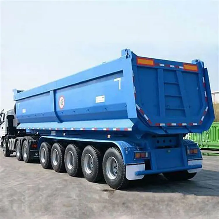 40ft 60ft 3/4/5 Axle 40 Ton 60 Tons 70t Tipper Dump Truck Trailers Semi Tipping Trucks for Sale at Competitive Prices