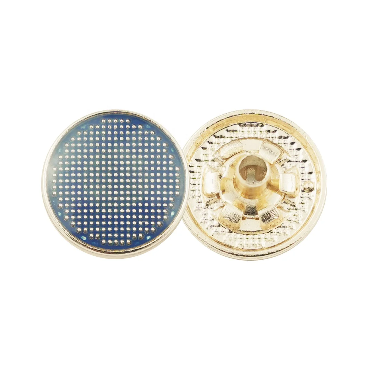 Jinyi Button Manufacturer OEM ODM 12mm Round Thobe Zinc Alloy Press Button Logo Brand Custom Metal Snap Button for Garments