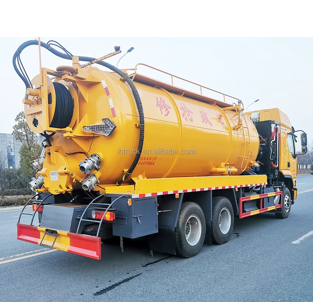 New Suction Sewerage Septic Tank Sewer Cleaning Vacuum Sewage Suction Truck Hot Sale From Original Factory